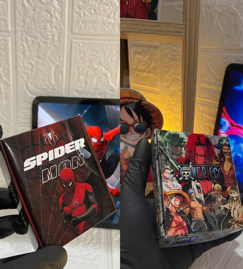Spiderman and one-piece packs