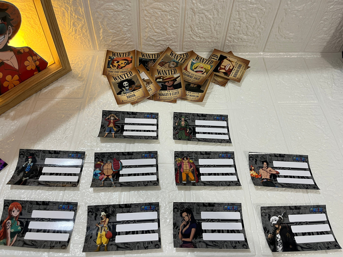 One-piece nameslip (pack 10)
